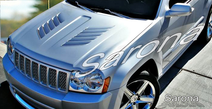 Custom Jeep Grand Cherokee Hood  SUV/SAV/Crossover (2005 - 2010) - $980.00 (Part #JP-004-HD)